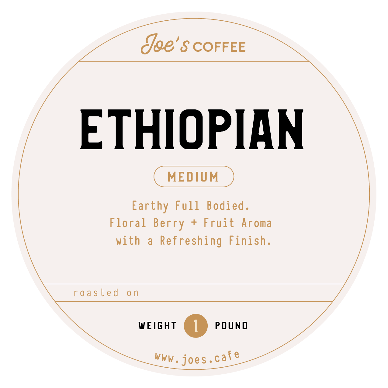 ETHIOPIAN - MEDIUM ROAST